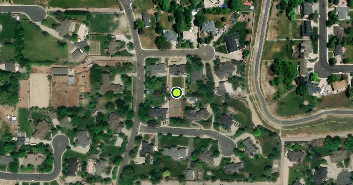 Satellite view of Lindon Pickleball Courts