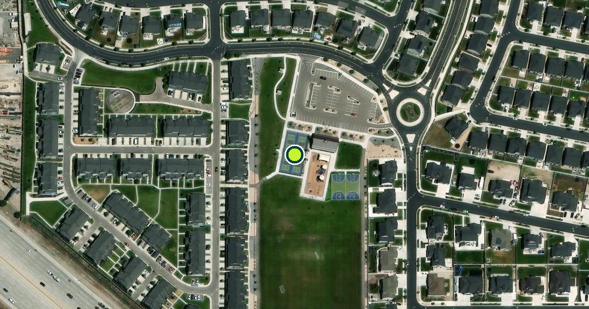 Satellite view of Lindon Pickleball Courts