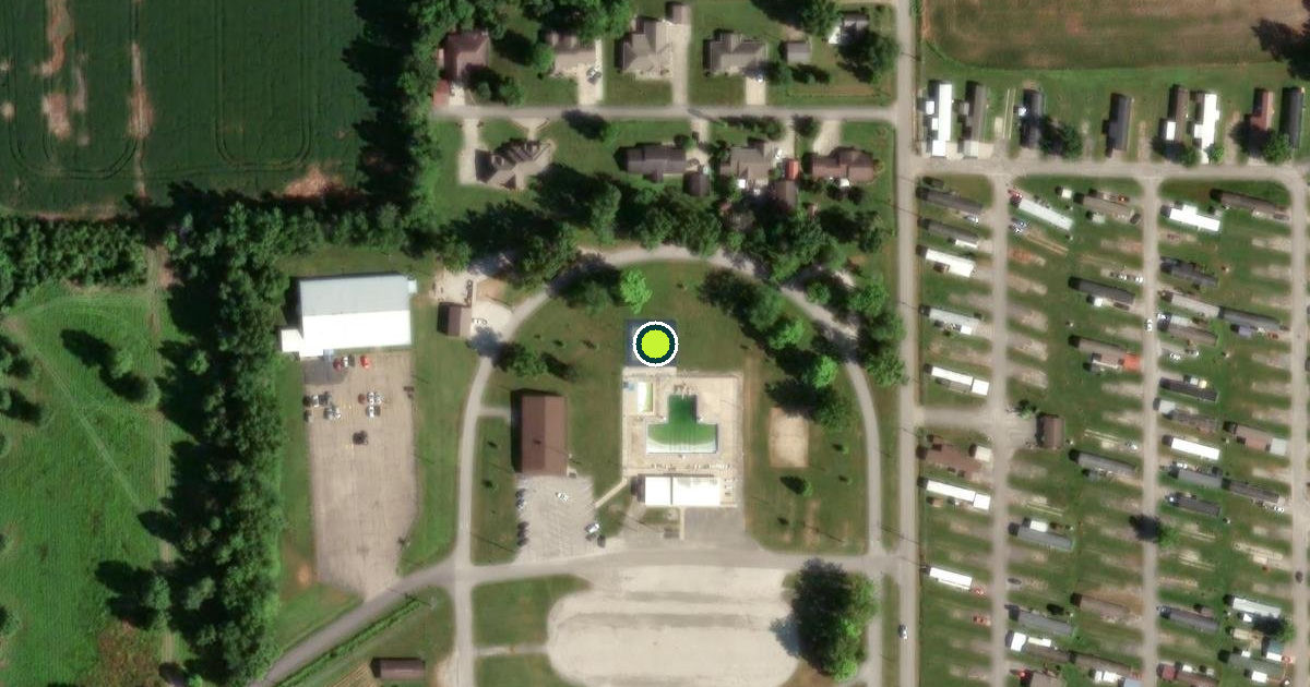 Satellite view of Linton Pickleball Courts