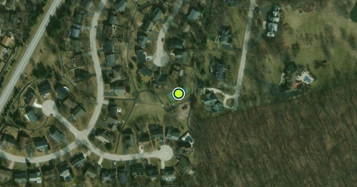 Satellite view of Lisle Pickleball Courts