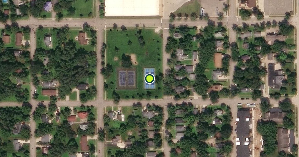 Satellite view of Litchfield Pickleball Courts