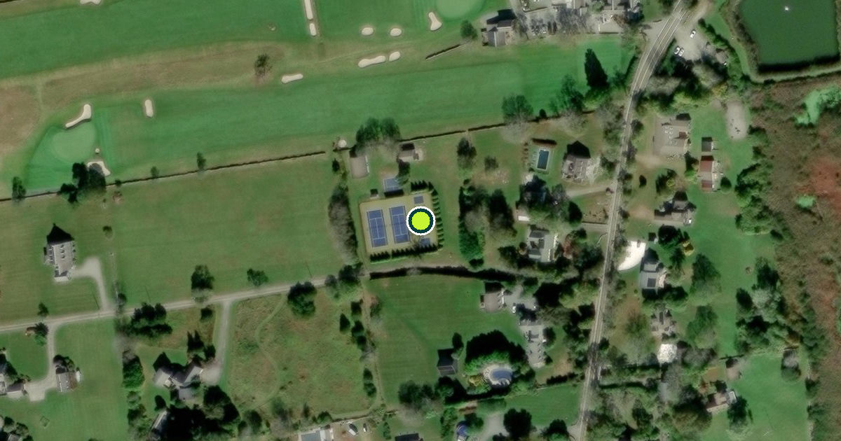 Satellite view of Little Compton Pickleball Courts