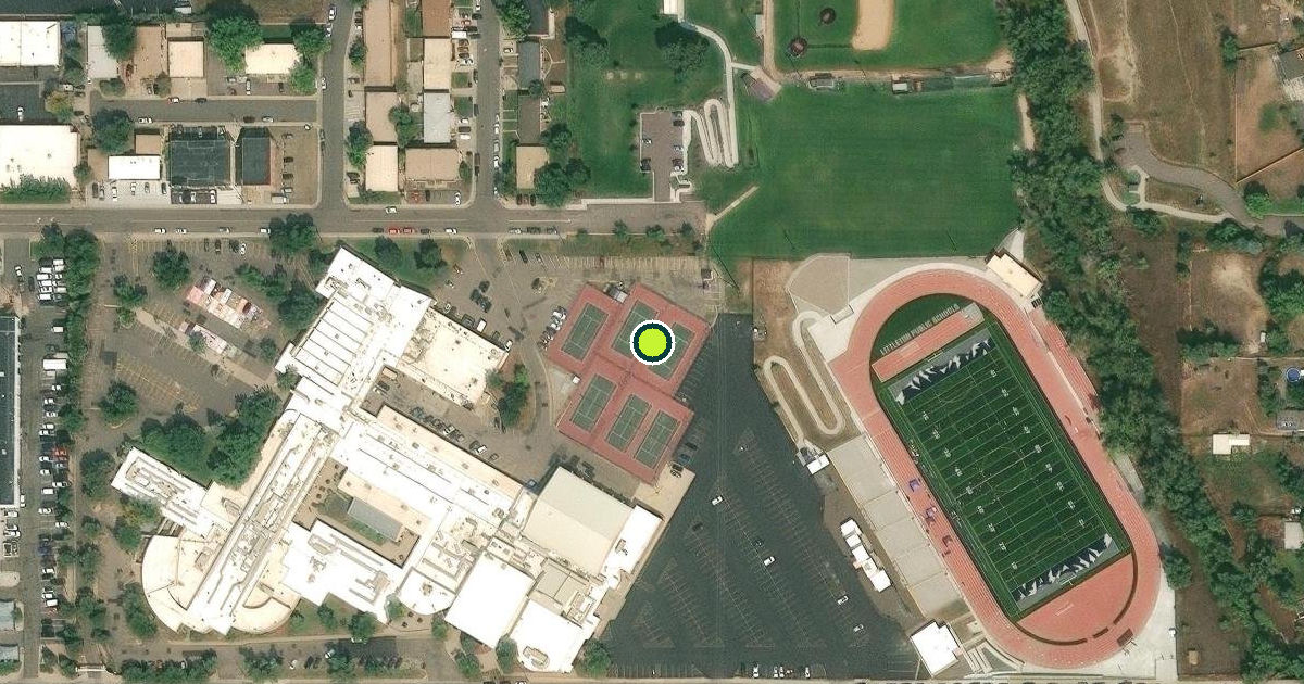 Satellite view of Littleton Pickleball Courts