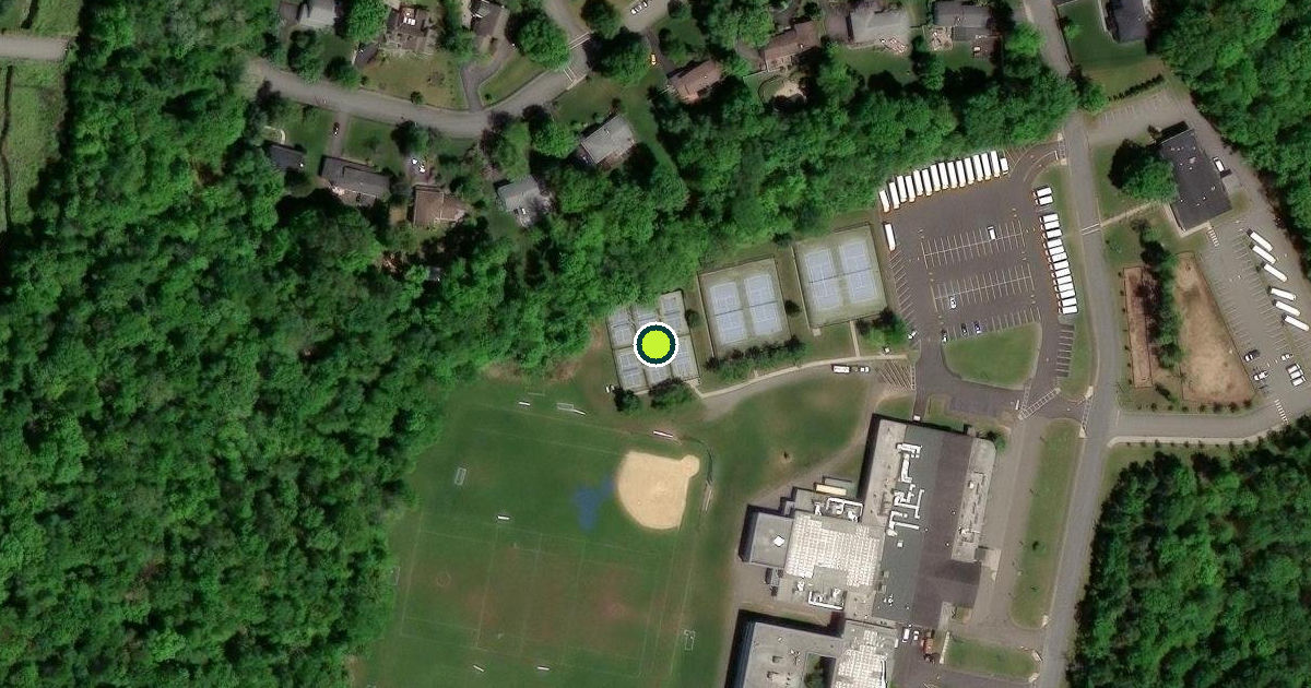 Satellite view of Livingston Pickleball Courts