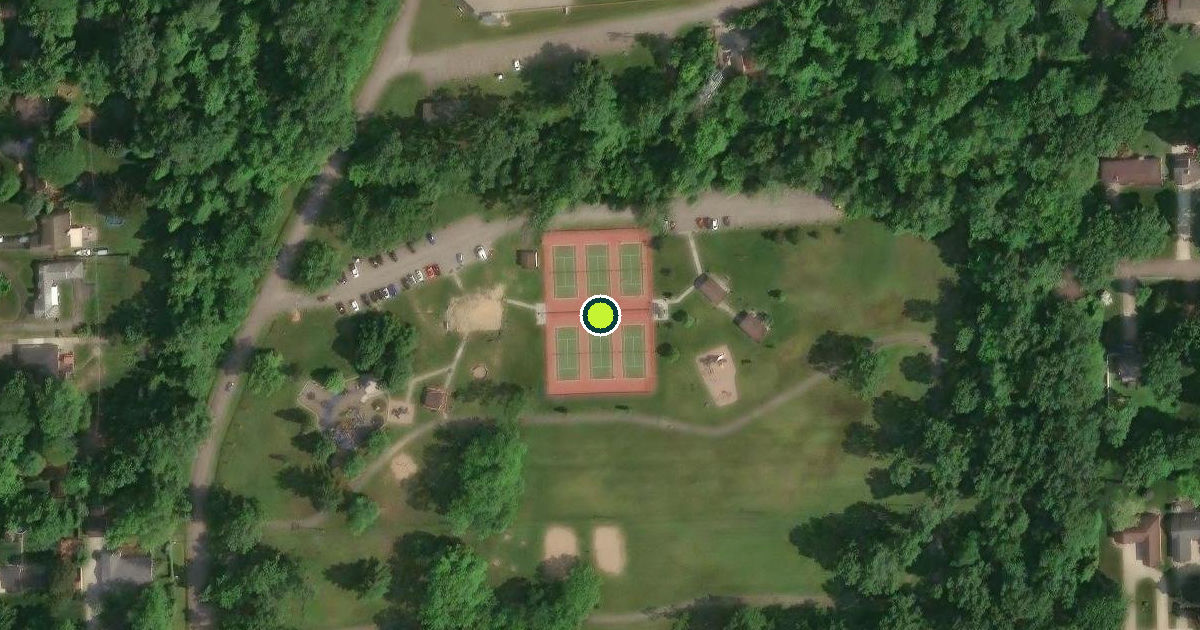 Satellite view of Livonia Pickleball Courts