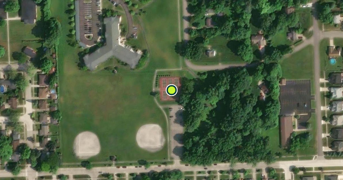 Satellite view of Livonia Pickleball Courts