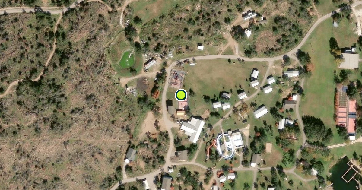 Satellite view of Llano County Pickleball Courts