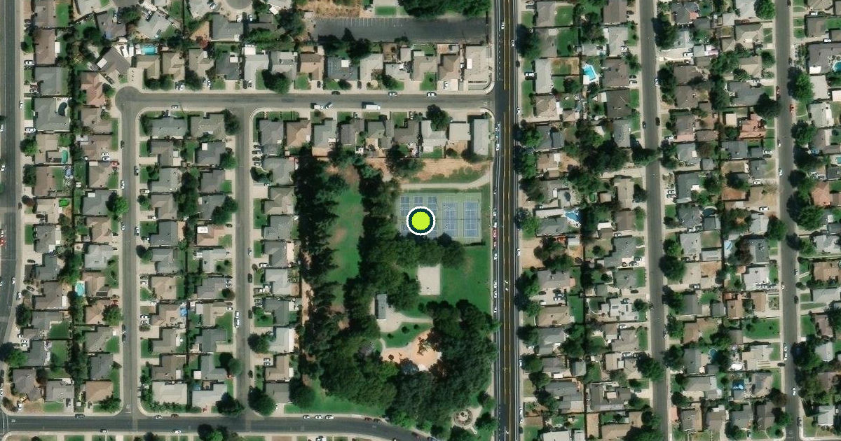 Satellite view of Lodi Pickleball Courts