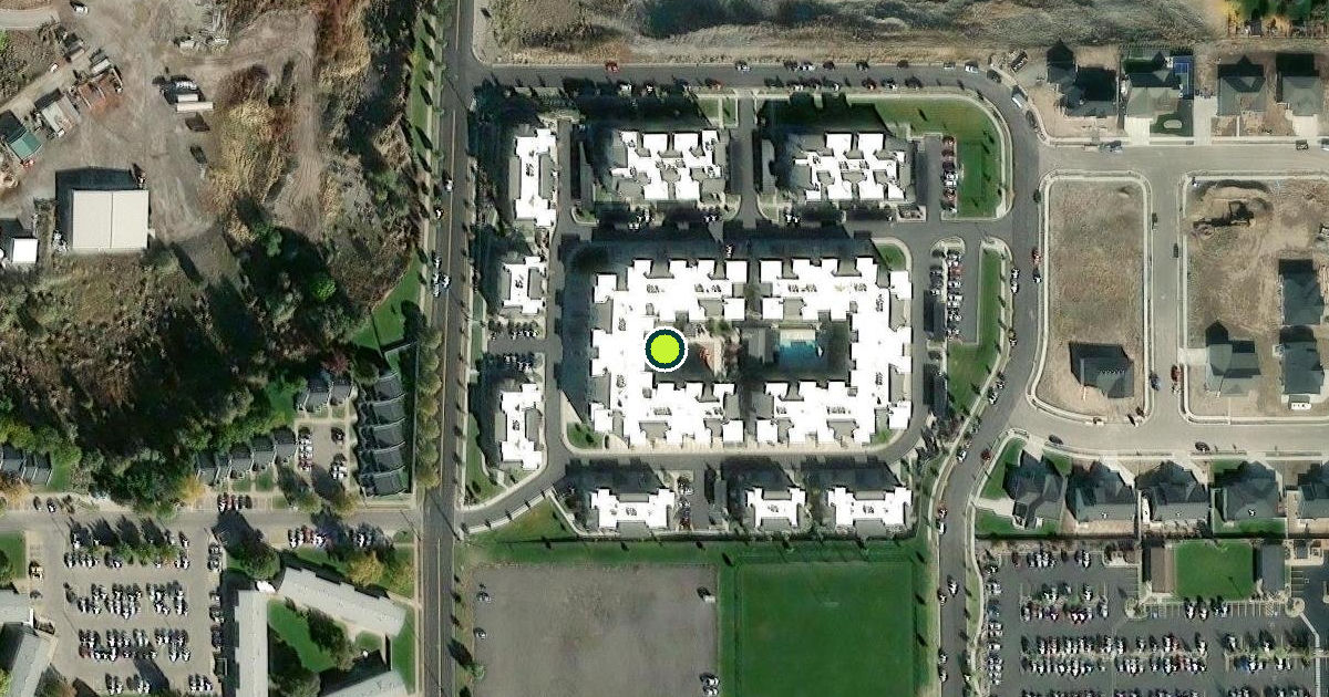Satellite view of Logan Pickleball Courts