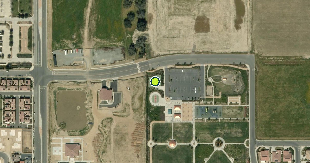 Satellite view of Loma Linda Pickleball Courts
