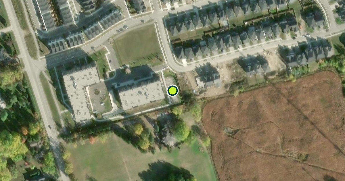 Satellite view of London Pickleball Courts