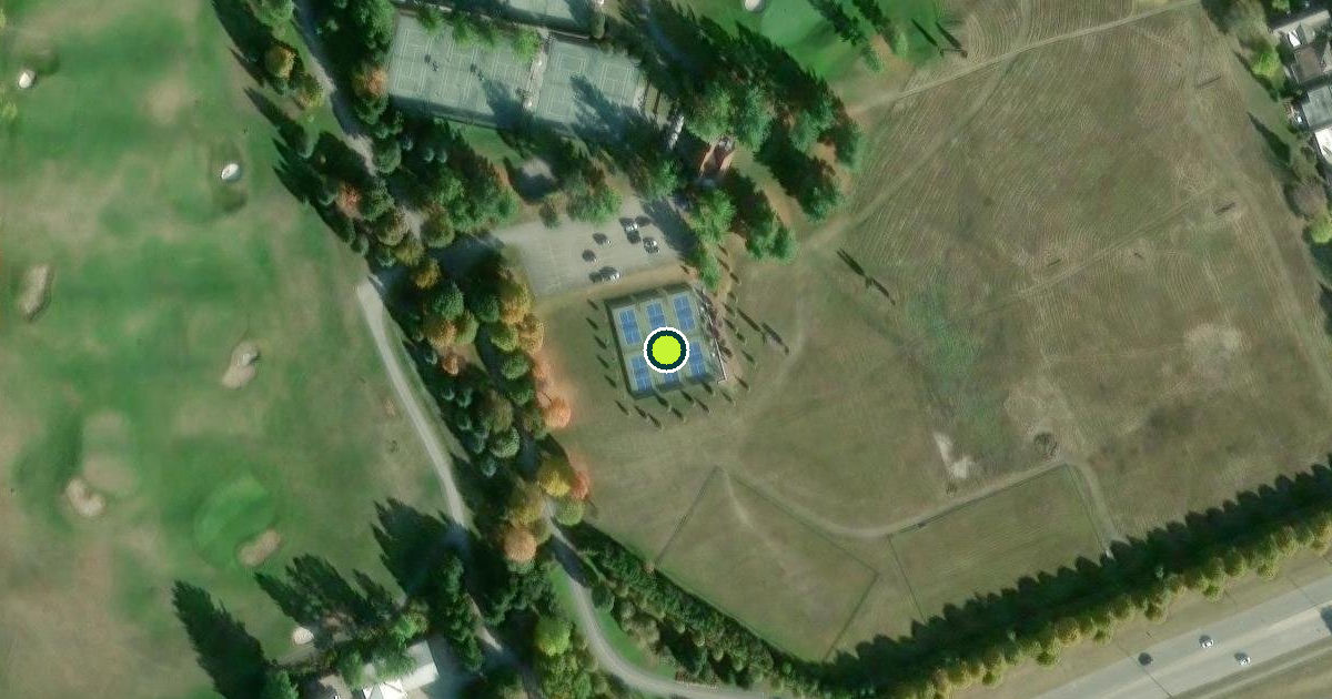 Satellite view of London Pickleball Courts