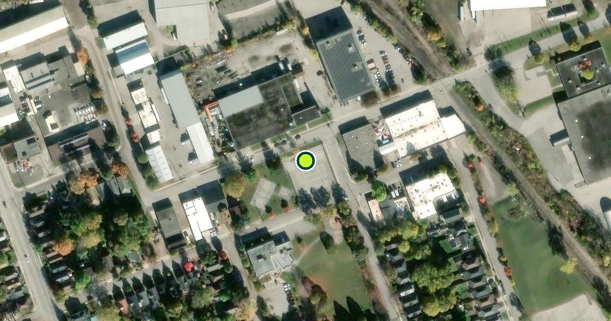 Satellite view of London Pickleball Courts