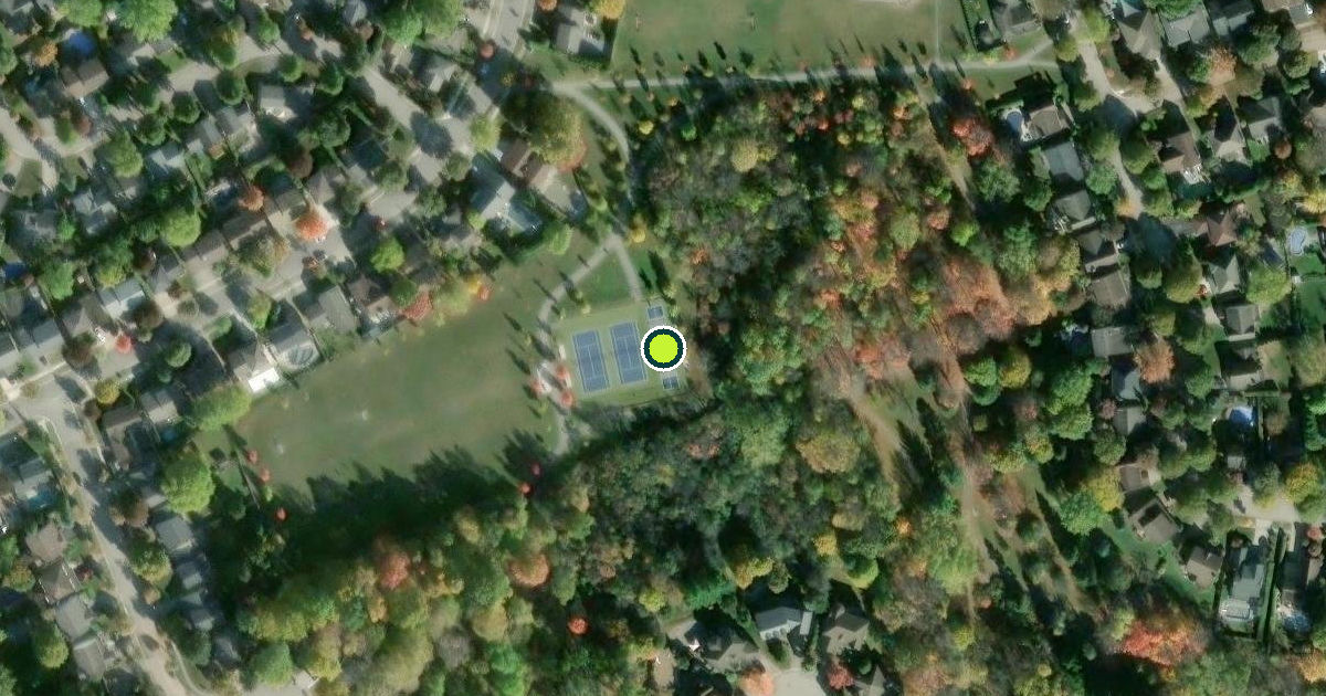 Satellite view of London Pickleball Courts