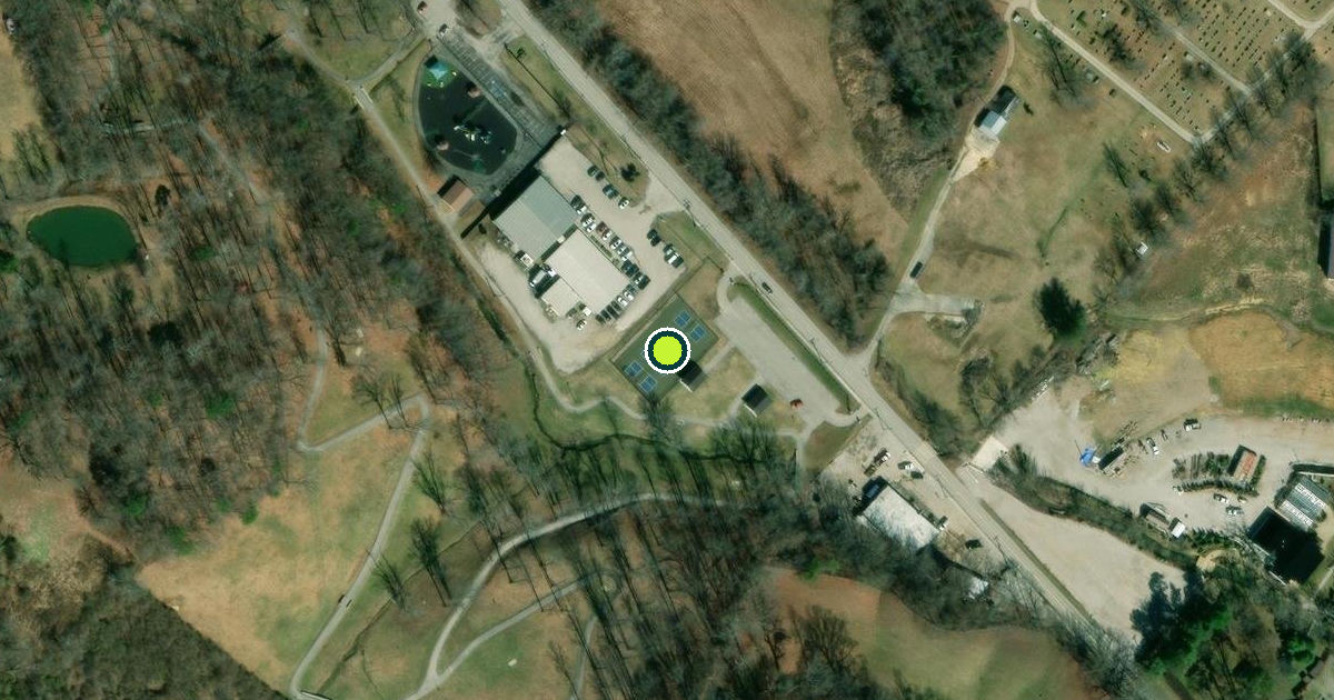Satellite view of London Pickleball Courts