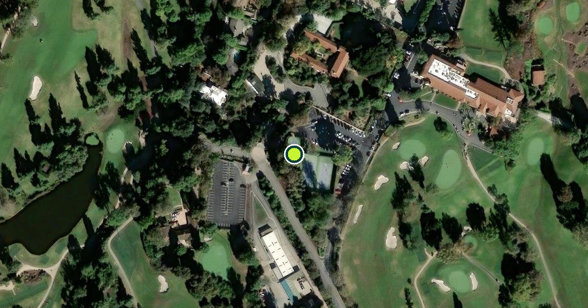 Satellite view of Long Beach Pickleball Courts