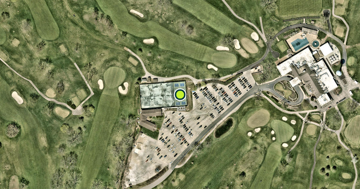 Satellite view of Long Grove Pickleball Courts