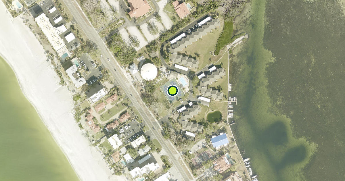 Satellite view of Longboat Key Pickleball Courts