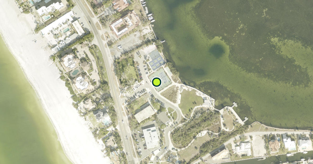 Satellite view of Longboat Key Pickleball Courts