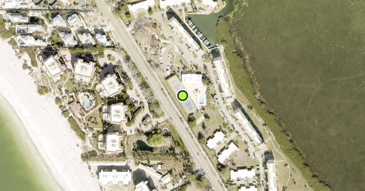 Satellite view of Longboat Key Pickleball Courts
