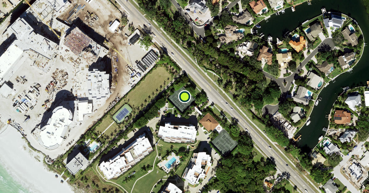 Satellite view of Longboat Key Pickleball Courts