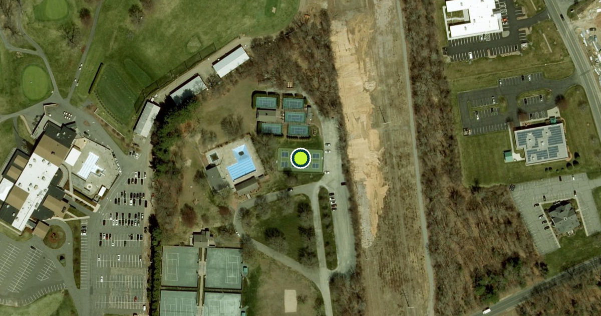 Satellite view of Longmeadow Pickleball Courts