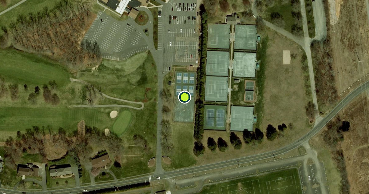 Satellite view of Longmeadow Pickleball Courts