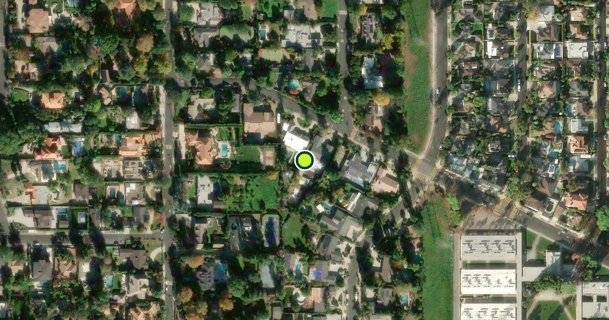 Satellite view of Los Angeles Pickleball Courts