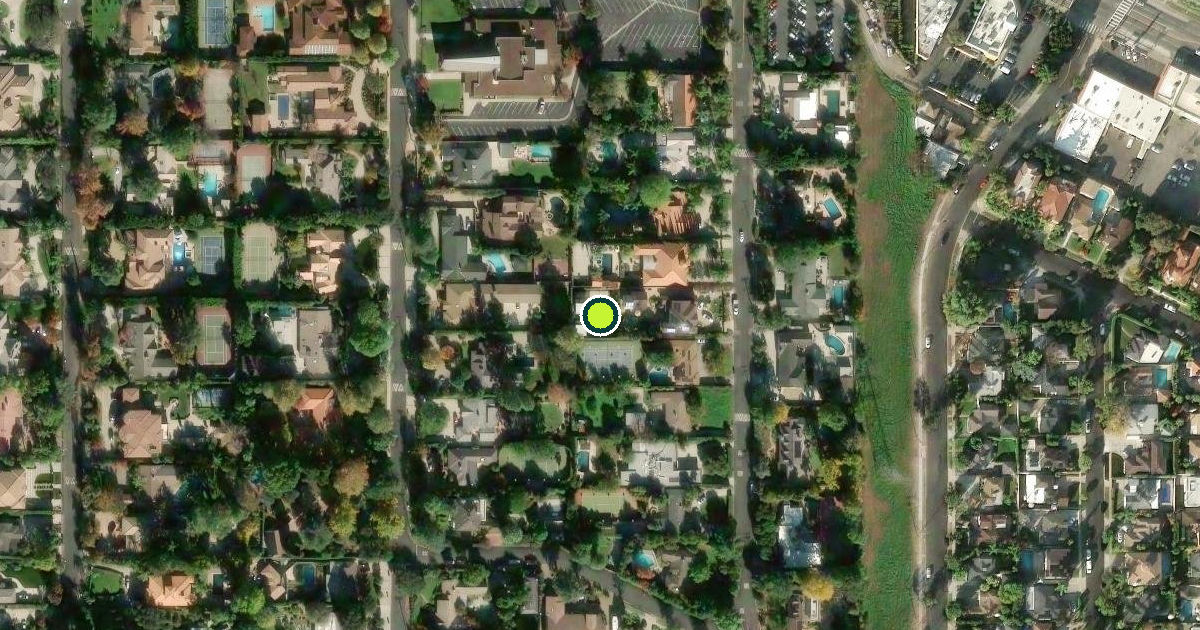 Satellite view of Los Angeles Pickleball Courts