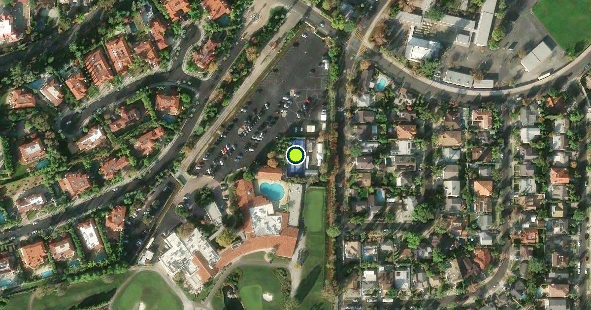 Satellite view of Los Angeles Pickleball Courts