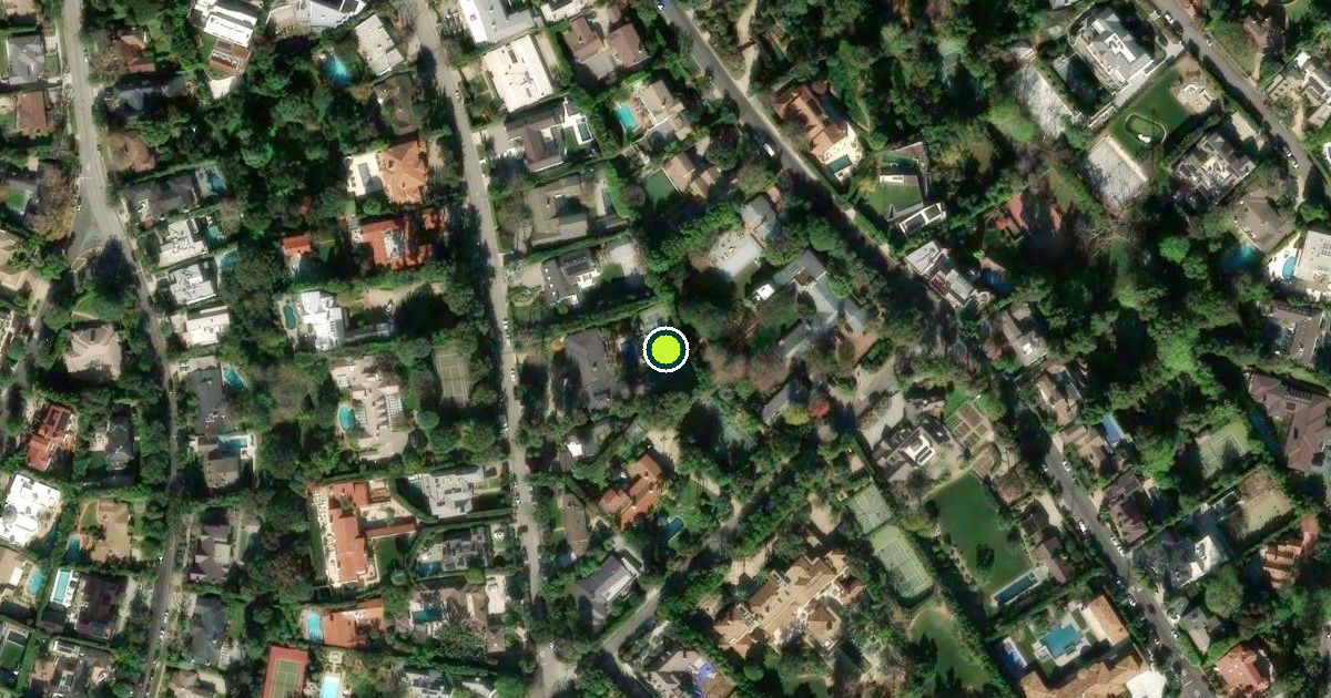 Satellite view of Los Angeles Pickleball Courts