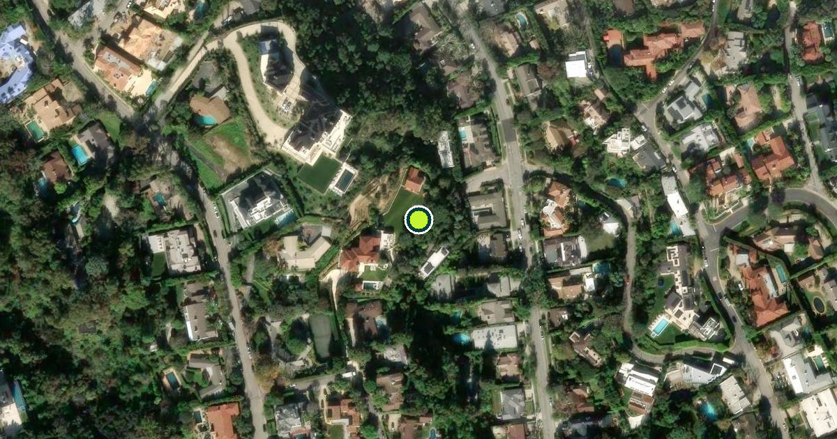 Satellite view of Los Angeles Pickleball Courts