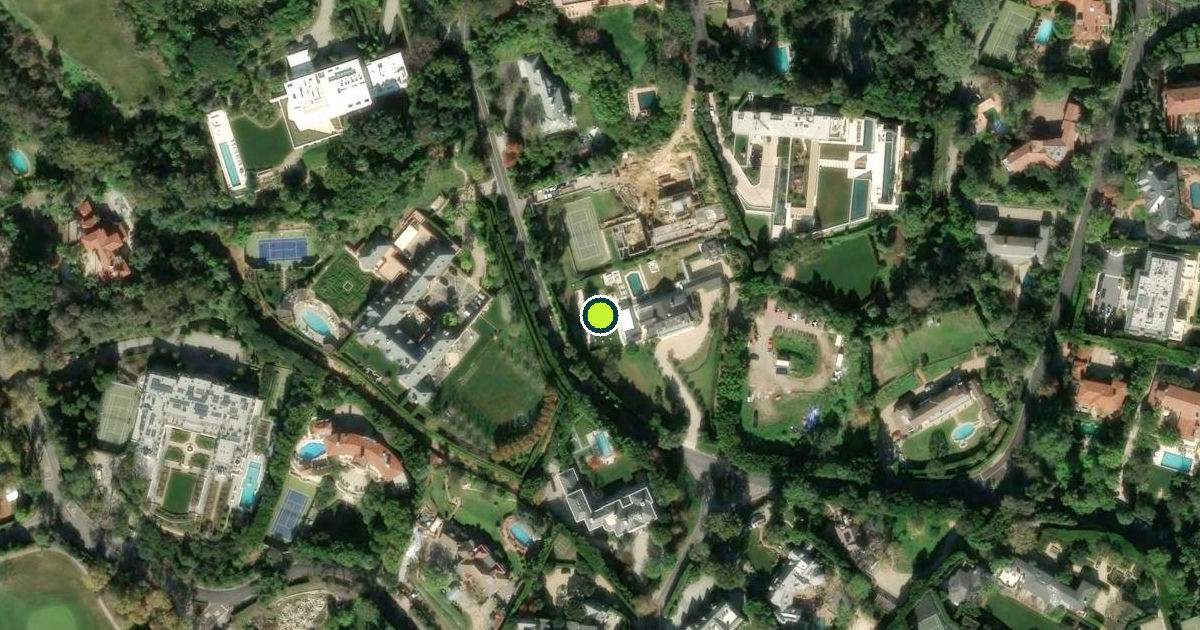 Satellite view of Los Angeles Pickleball Courts