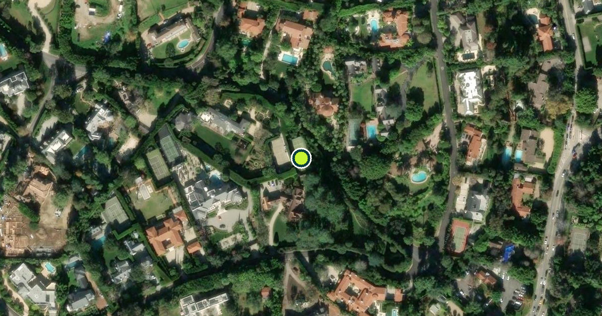 Satellite view of Los Angeles Pickleball Courts
