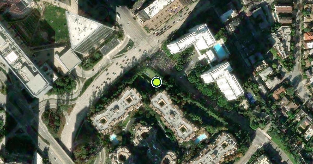 Satellite view of Los Angeles Pickleball Courts