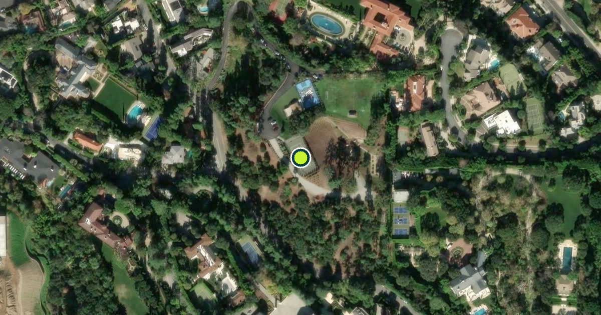 Satellite view of Los Angeles Pickleball Courts