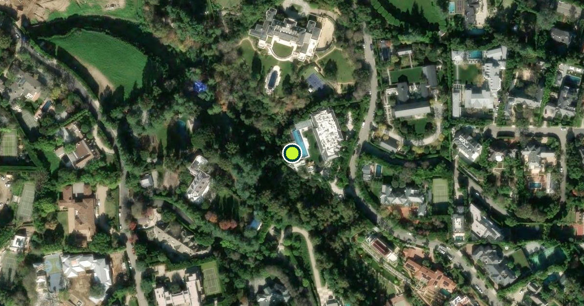 Satellite view of Los Angeles Pickleball Courts