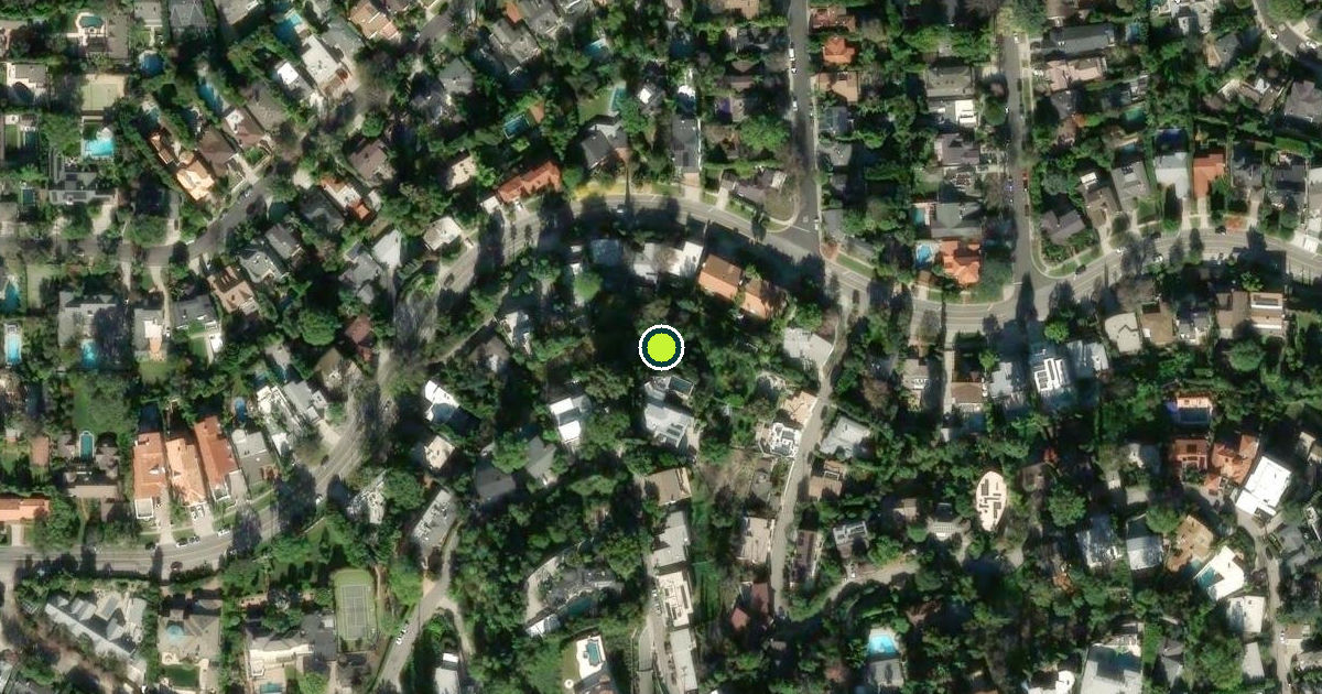 Satellite view of Los Angeles Pickleball Courts