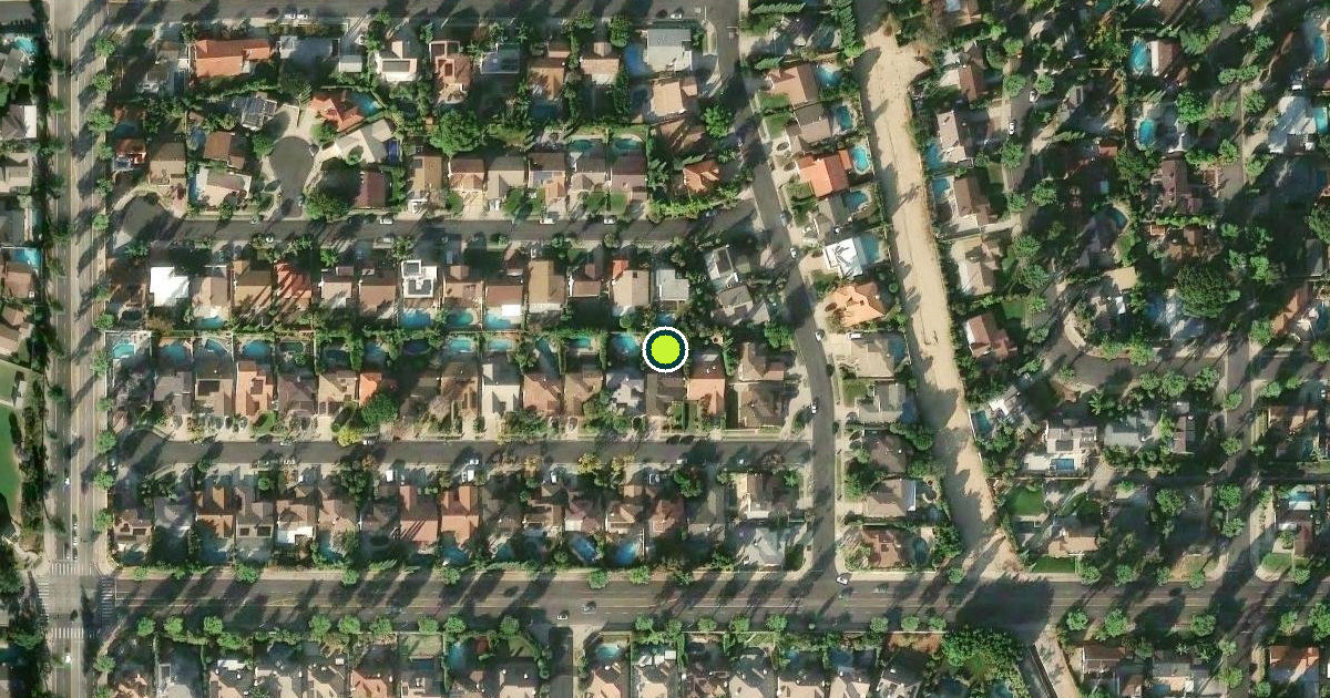 Satellite view of Los Angeles Pickleball Courts