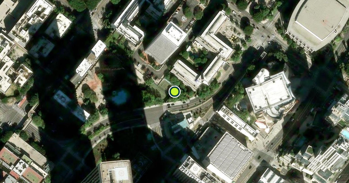 Satellite view of Los Angeles Pickleball Courts