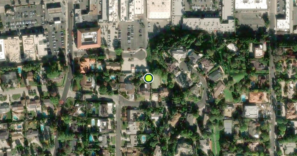 Satellite view of Los Angeles Pickleball Courts