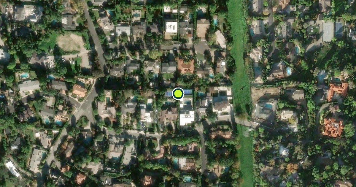 Satellite view of Los Angeles Pickleball Courts