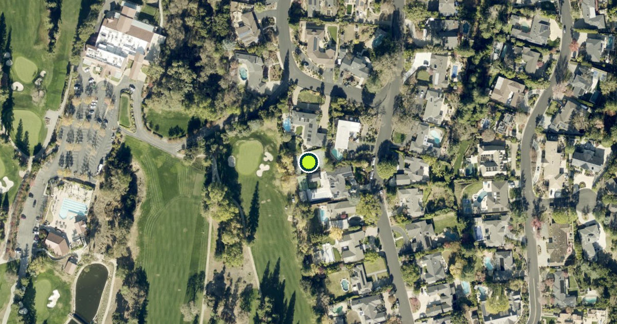 Satellite view of Los Gatos Pickleball Courts