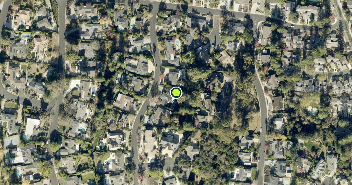 Satellite view of Los Gatos Pickleball Courts