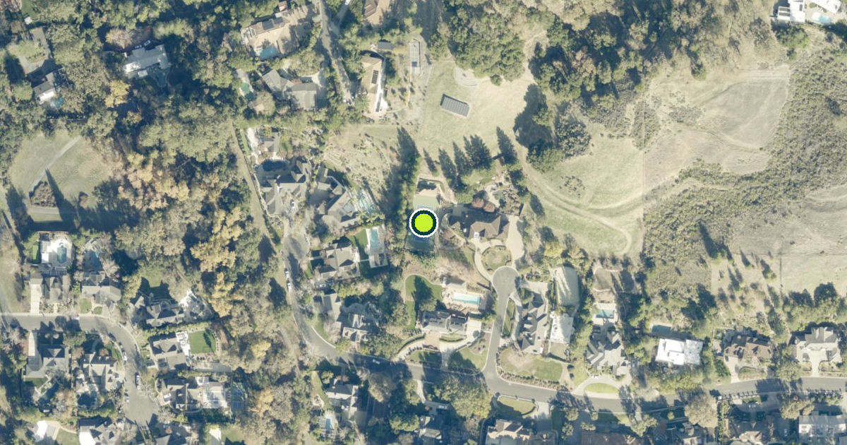 Satellite view of Los Gatos Pickleball Courts