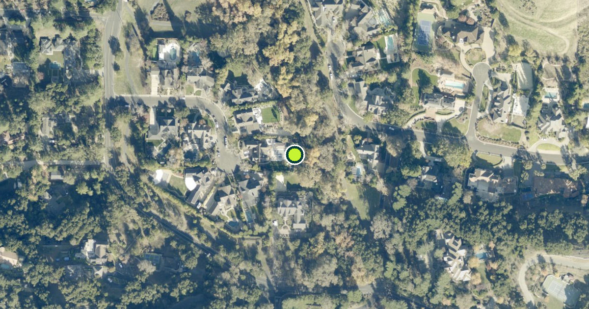 Satellite view of Los Gatos Pickleball Courts