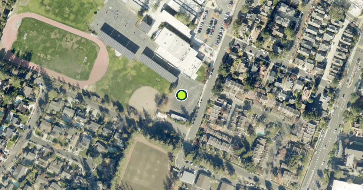 Satellite view of Los Gatos Pickleball Courts