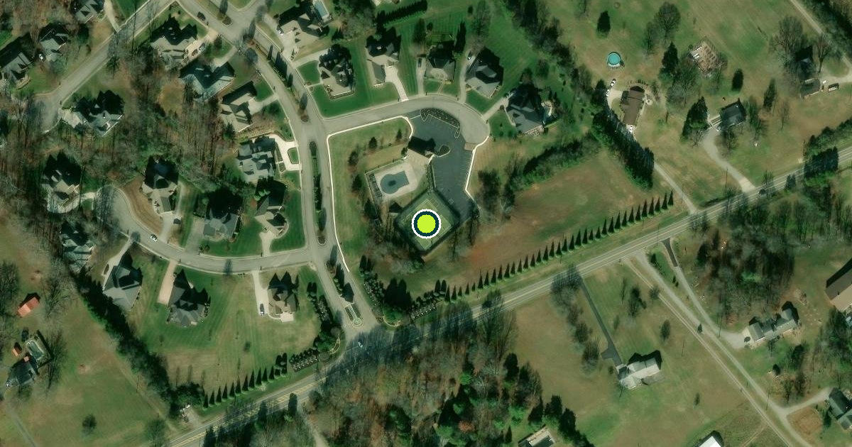 Satellite view of Loudon County Pickleball Courts