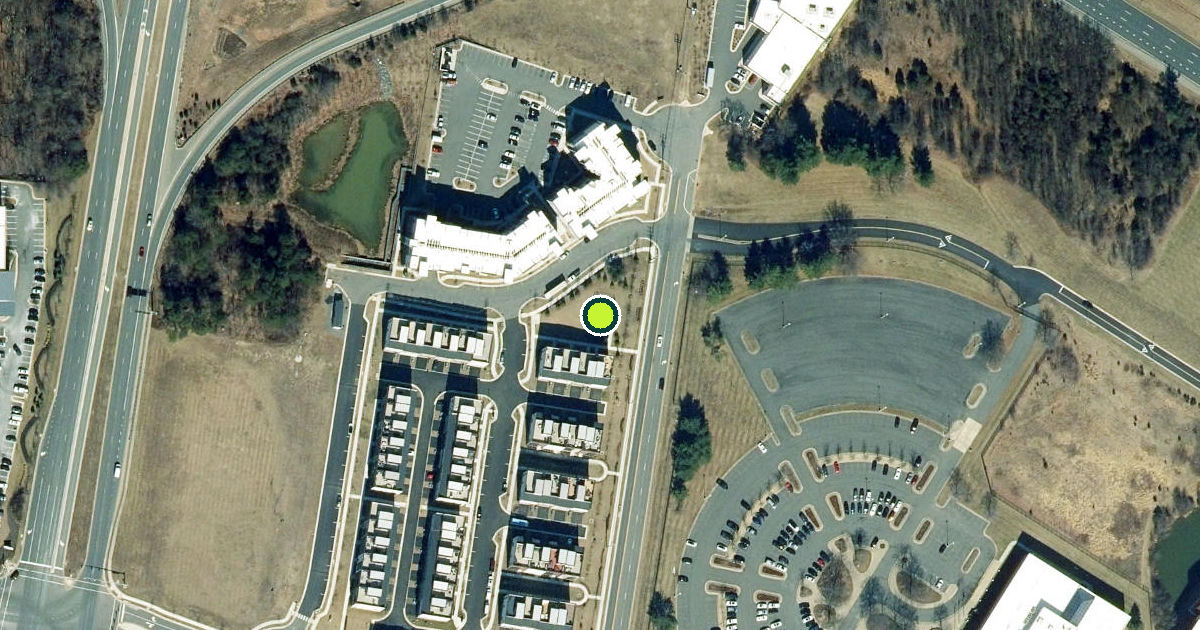 Satellite view of Loudoun County Pickleball Courts
