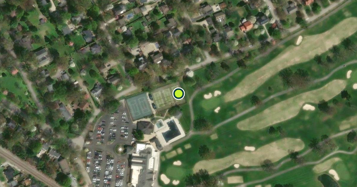 Satellite view of Louisville Pickleball Courts